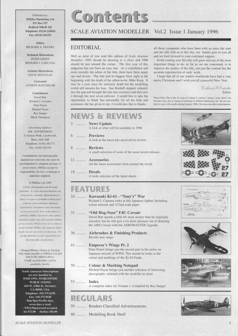 Scale Aviation Modeller International 1996-01